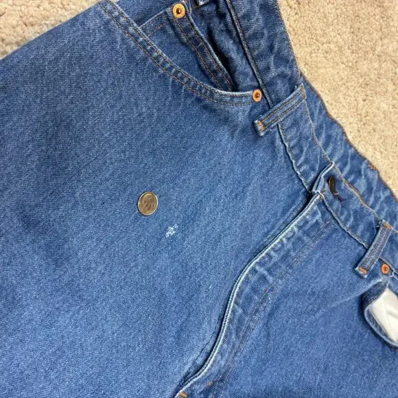 Vintage 90s Levi's 505 Orange Tab Jeans Men's 38x30 (36x30) Made in Canada